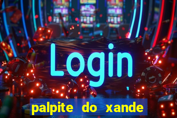 palpite do xande de hoje